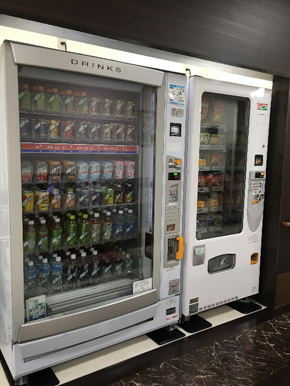 種類豊富な自動販売機